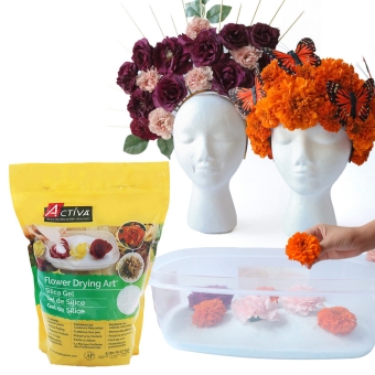 Flower Art Silica Gel