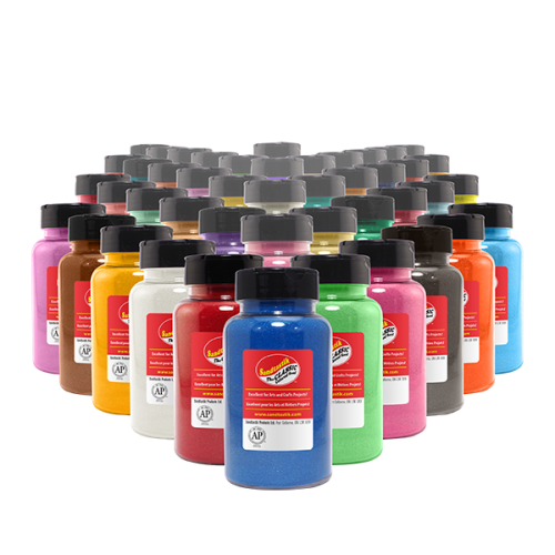 Complete Classic Colored Sand 22 oz Bottle Set - 40 Bottles