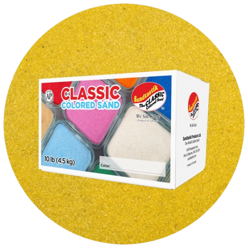 Classic Colored Sand Yellow 10 lb