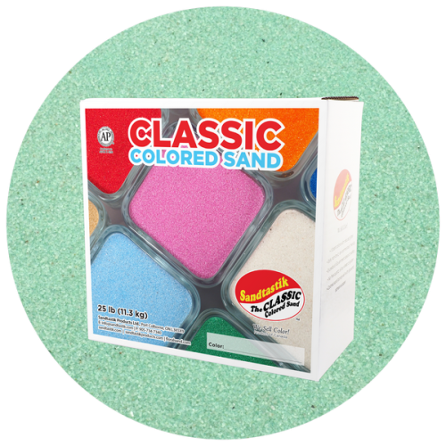 Classic Colored Sand - Mint - 25 lb (11.3 kg) Box