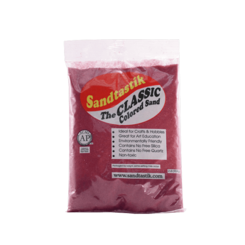 Classic Colored Sand - Dark Burgundy - 2 lb (908 g) Bag