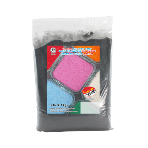 Classic Colored Sand - Black - 5 lb (2.3 kg) Bag