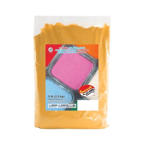 Classic Colored Sand - Fluorescent Orange - 5 lb (2.3 kg) Bag