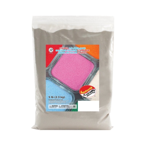 Classic Colored Sand - Silver - 5 lb (2.3 kg) Bag