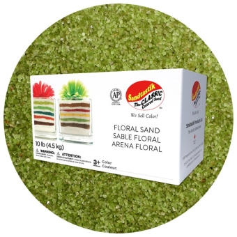 Floral Colored Sand - Sour Apple - 10 lb (4.5 kg) Box