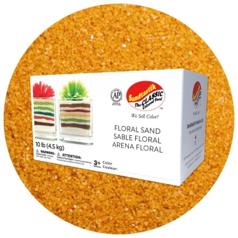 Floral Colored Sand - Burnt Ocher - 10 lb (4.5 kg) Box