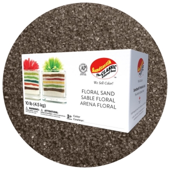 Floral Colored Sand - Dark Grey - 10 lb (4.5 kg) Box