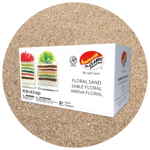 Floral Colored Sand - Beach - 10 lb (4.5 kg) Box