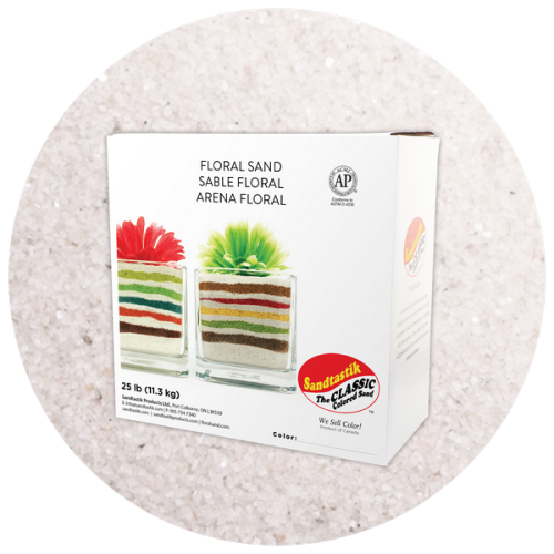 Floral Colored Sand - Natural - 25 lb (11.4 kg) Box