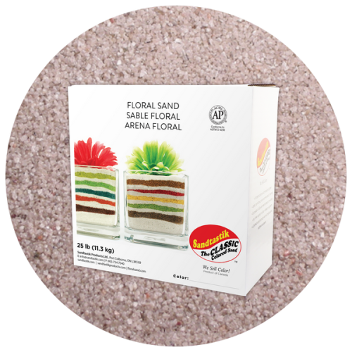 Floral Colored Sand - Light Silver - 25 lb (11.4 kg) Box