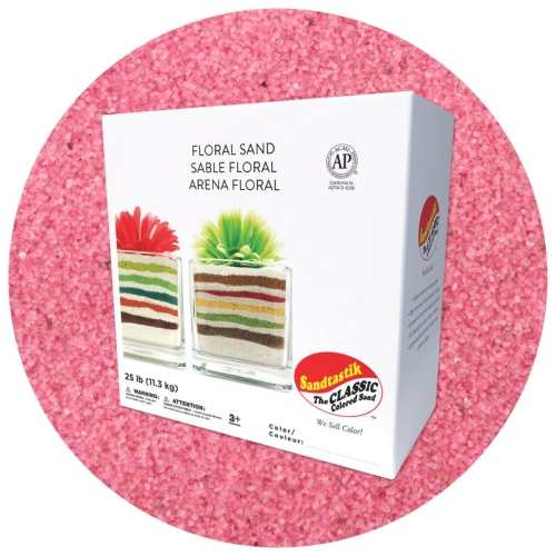 Floral Colored Sand - Pink - 25 lb (11.4 kg) Box