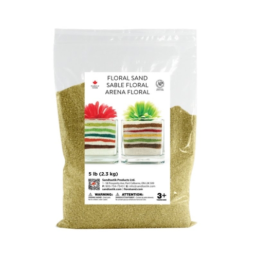 Floral Colored Sand - Lizard Green - 5 lb (2.3 kg) Bag