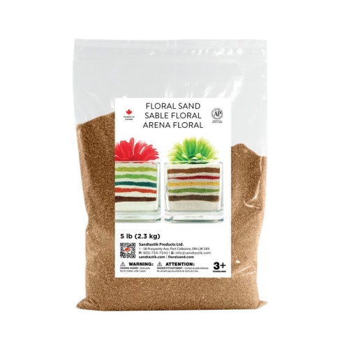Floral Colored Sand - Espresso - 5 lb (2.3 kg) Bag