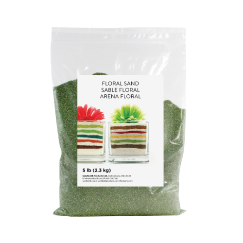 Floral Colored Sand - Avocado - 5 lb (2.3 kg) Bag