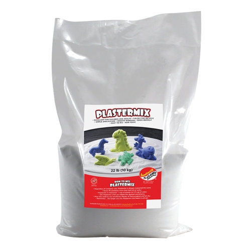 PLASTERMIX Plaster of Paris, Arctic White, 22 lb (10 kg)
