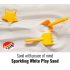 50 lb (22 kg) Play Sand in Sparkling White