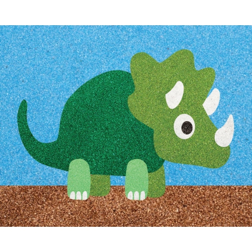 Peel 'N Stick Sand Art Board #32 - Triceratops