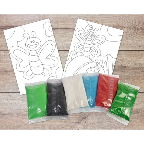 Peel 'N Stick Sand Art Kit Butterfly