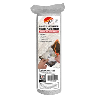 Rappit Plaster Cloth Craft Grade - 8 in X 9 ft Roll